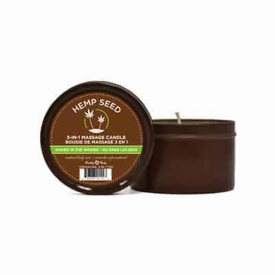 Hemp Seed - 3-in-1 Massage Candle Naked in the Woods 6 oz / 170 g