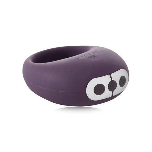 Je Joue Mio Vibrating Cock Ring Purple - SELVABUZZ